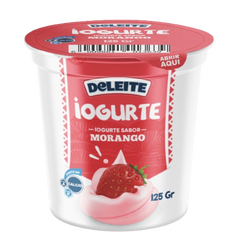 Iogurte de morango - Deleite